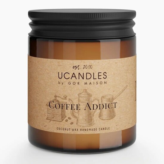 Свеча ароматическая UCANDLES Coffee Addict Chez Maman 20 400 г