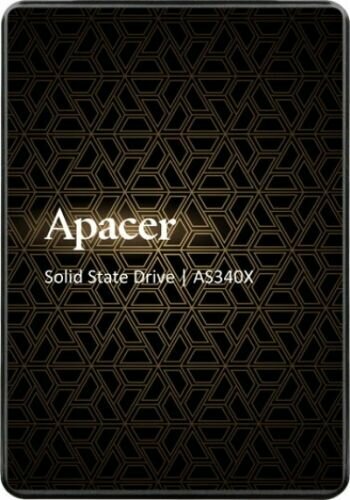 Накопитель SSD 2.5'' Apacer AP480GAS340XC-1 AS340X 480GB SATA 6Gb/s 3D NAND TLC 550/520MB/s MTBF 1.5M 280TBW