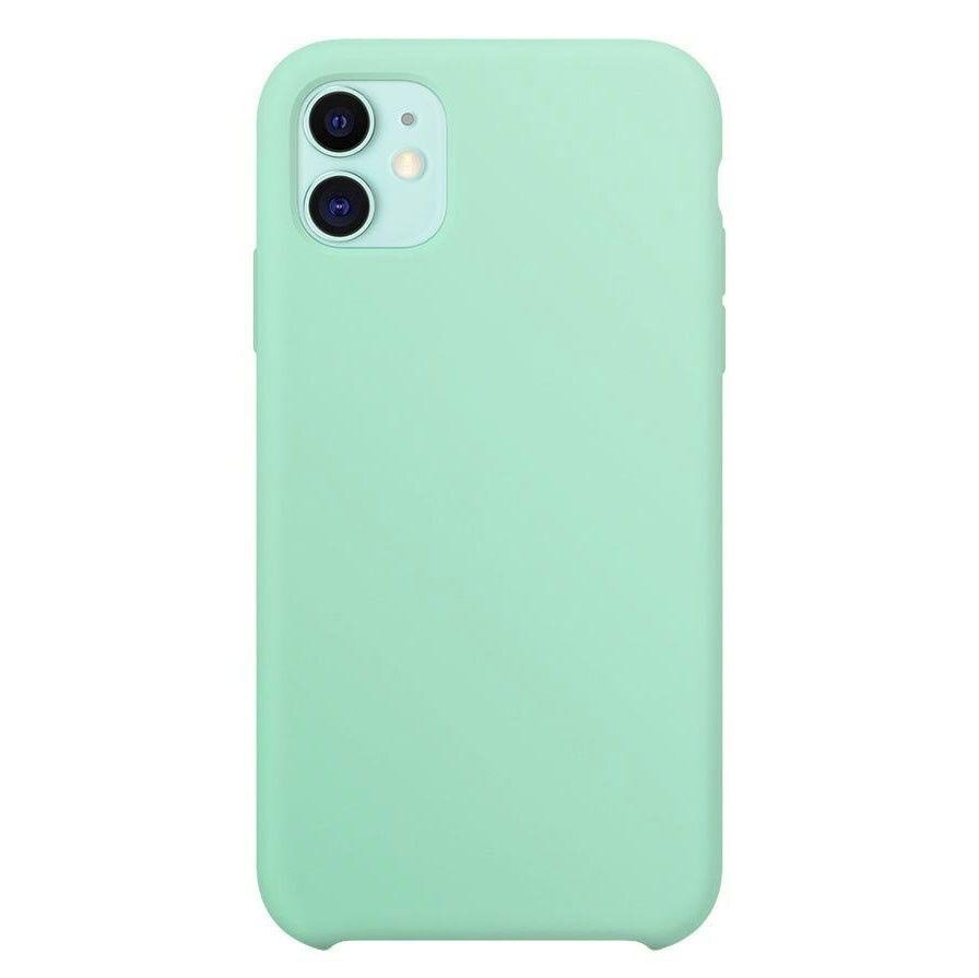 Чехол для iPhone 11, G-Net Silicon Case, нежно-ментоловый