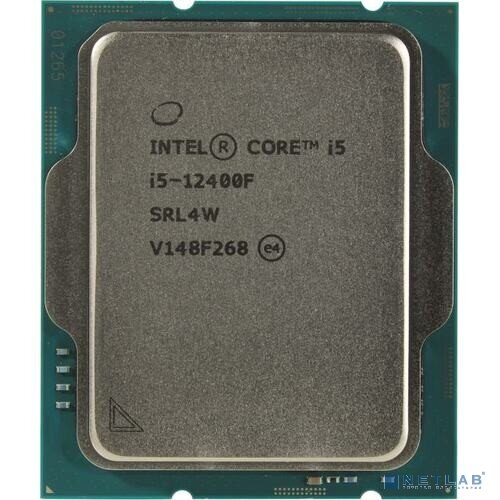 INTEL Процессор CPU Intel Core i5-12400F Alder Lake OEM 2.5 ГГц/ 4.4 ГГц в режиме Turbo, 18MB, LGA1700