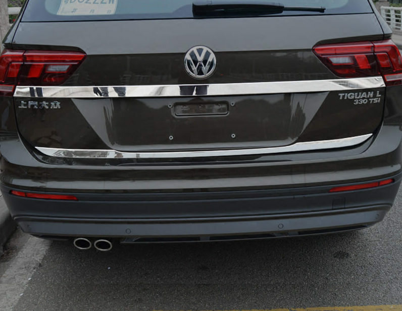 Накладки на дверь багажника Volkswagen Tiguan / Фольксваген Тигуан 2016-2020 г.в