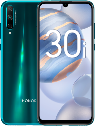 Смартфон Honor 30i 4/128GB (LRA-LX1) (мерцающий синий)