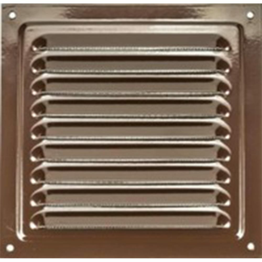 Виенто Решетка металлическая 250x250 коричневая РМ2525кор