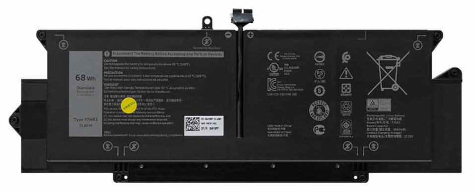 Аккумуляторная батарея для ноутбука Dell Latitude 7410 (Y7HR3) 11.4V 68Wh