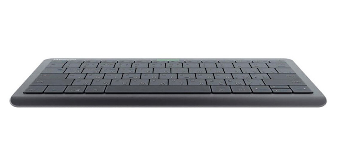 Клавиатура-тачпад беспроводная Prestigio Click and Touch Wireless Keyboard, Bluetooth/USB, Серый PSKEY1SGRU - фото №2