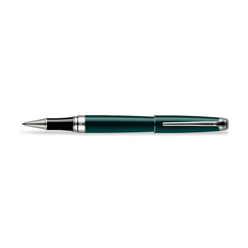 Caran d' Ache Роллерная ручка Leman Racing Green Rhodium (CR 4779-729)