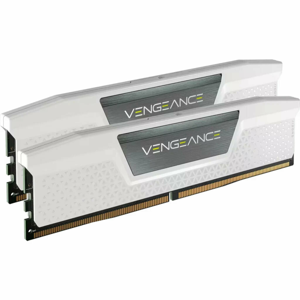 Оперативная память CORSAIR DDR5 32GB (2x16GB) Vengeance 5600MHz CL36 (36-36-36-76) 1.25V / CMK32GX5M2B5600C36W / White