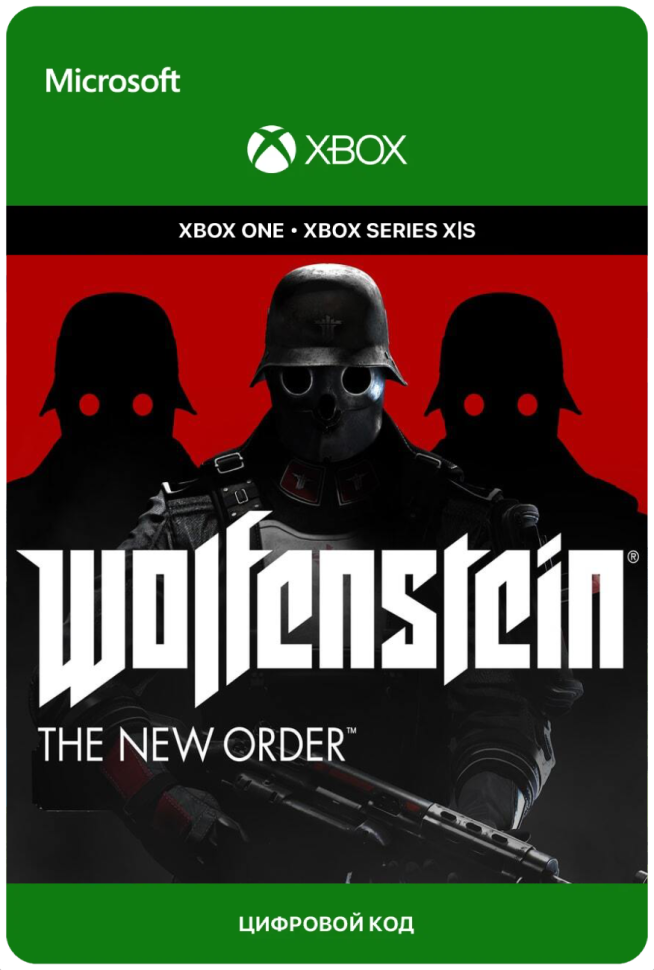 Игра Wolfenstein: The New Order для Xbox One/Series X|S (Турция) русский перевод электронный ключ