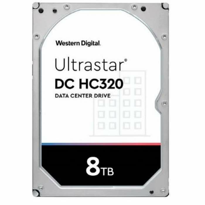 Жесткий диск Western Digital Ultrastar DC HС320 HDD 3.5" SAS 8Tb, 7200rpm, 256MB buffer, 512e (HUS728T8TAL5204 HGST), 1 year