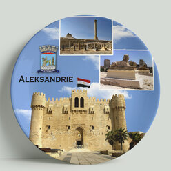 Декоративная тарелка Египет-Александрия, 20 см