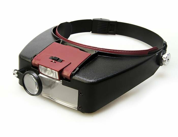 Оборудование для фото и видео Veber Лупа MG81007-A (налобная с подсветкой)