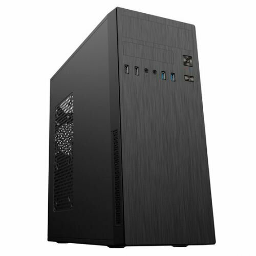 Корпус ATX Powerman DA812BK 6131895 черный, 500W, USB3.0x2, USB2.0x2, audio