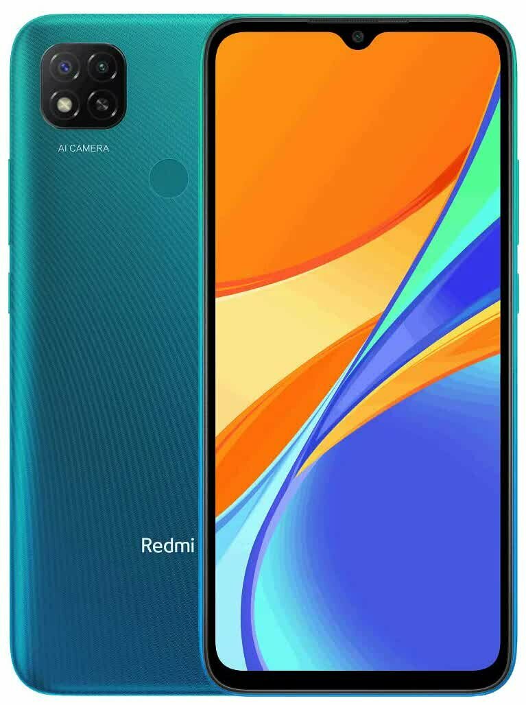 Смартфон Xiaomi Redmi 9C NFC 2/32Gb Aurora Green