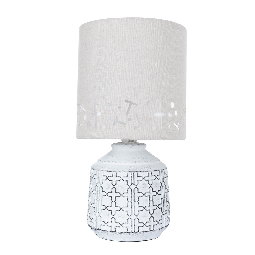 Настольная лампа Arte Lamp Bunda A4007LT-1WH, Белый, E14
