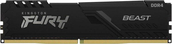 Оперативная память Kingston 8GB 3600MHz DDR4 CL17 DIMM FURY Beast Black KF436C17BB/8