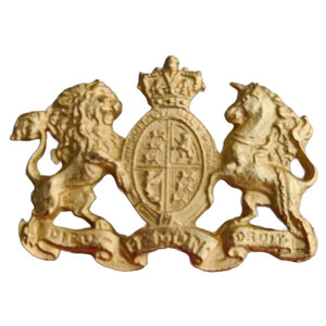 Фото Декоративный элемент, герб Англии, 37 мм, металл, Amati (Италия)