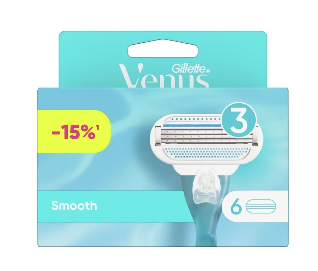 Сменные кассеты Venus Smooth, 6 шт