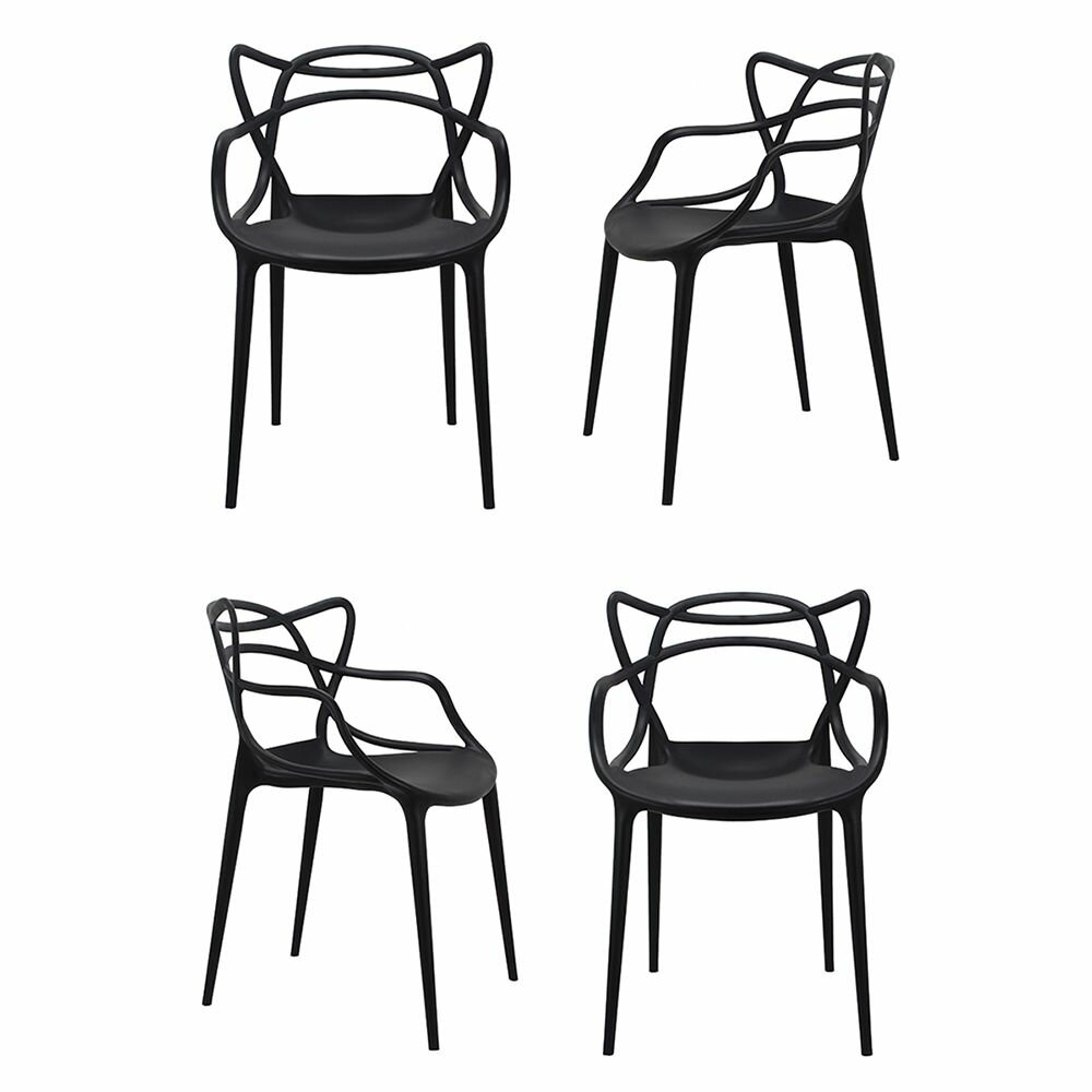 Комплект из 4-х стульев BRADEXHOME Masters Черный