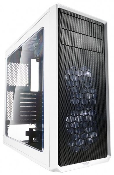 Корпус FRACTAL DESIGN Focus G White Window, ATX, без БП, белый