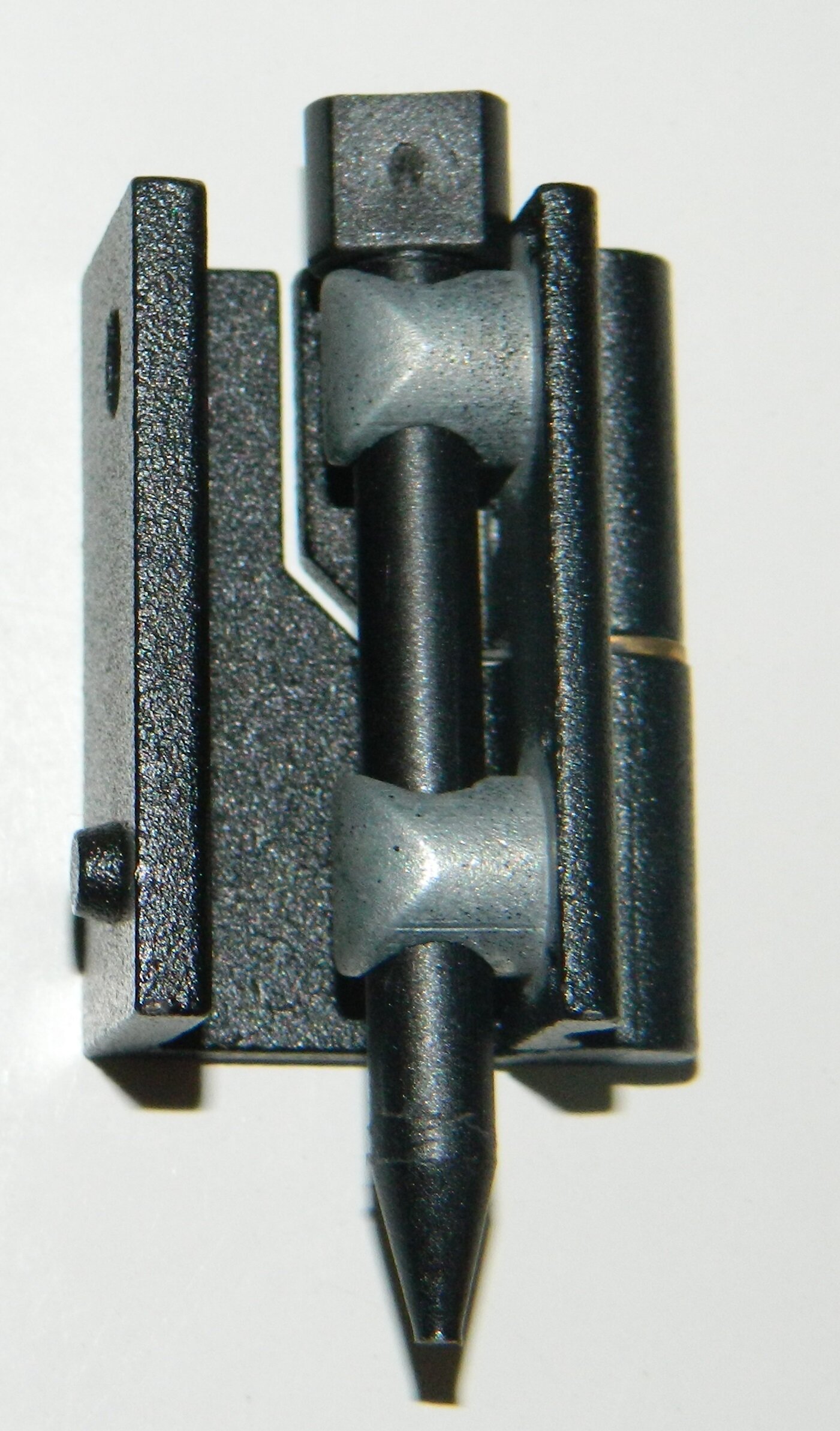Петли EMKA наружные правые, для металлических дверок технологических шкафов, чёрные, 2 шт. - фотография № 4
