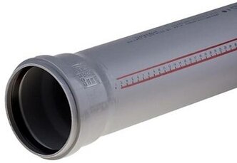 Труба для внутренней канализации Ostendorf HTEM - D32x1.8 мм, длина 2000 мм (цвет серый)