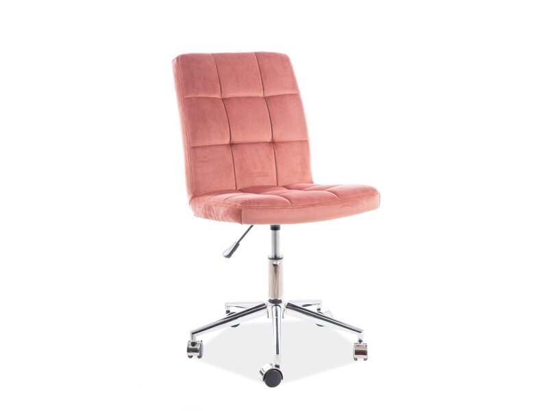 Кресло поворотное SIGNAL Q-020 VELVET, античный розовый , тк. BL52