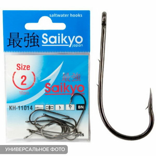 Крючки Saikyo KH-11014 Bait Holder BN №3/0 ( 1 упк. по 10шт.)
