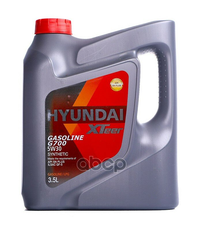 HYUNDAI XTeer Hyundai Xteer Gasoline G700 5W30 (3.5L)_Масло Моторн.! Синт Api Sp, Ilsac Gf-5, Gf-6