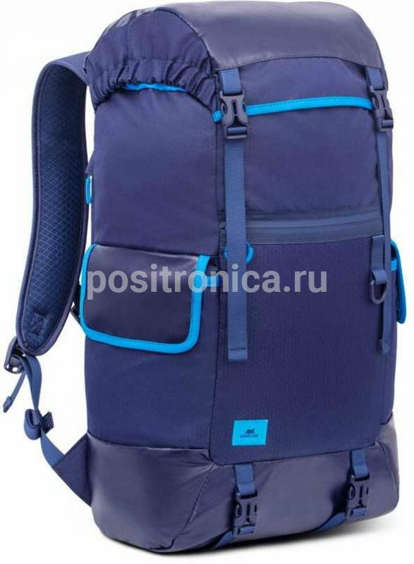Рюкзак для ноутбука 17.3" Riva 5361, полиуретан, синий