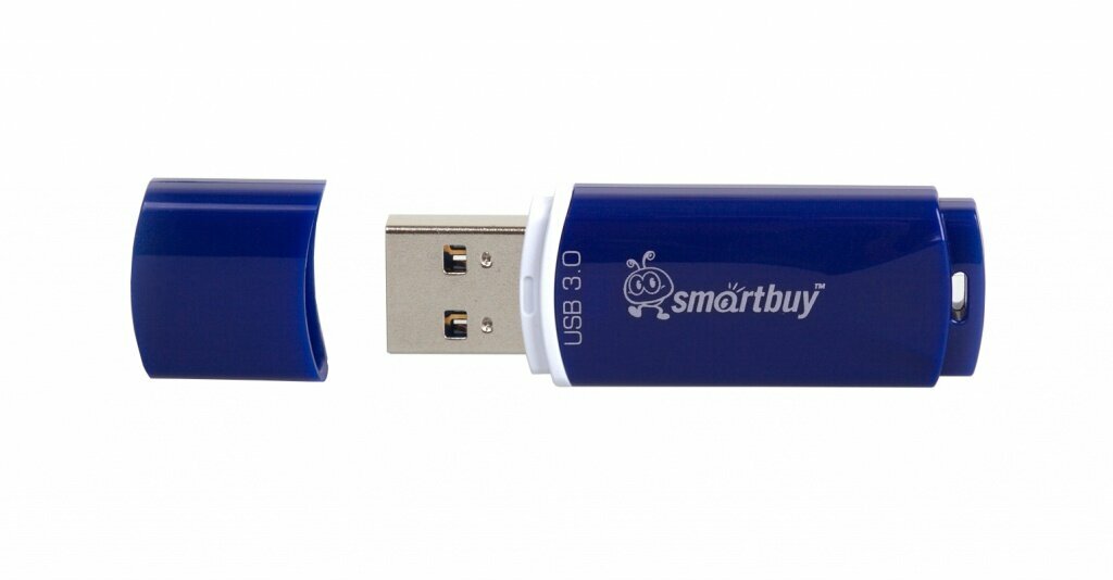 USB Flash Drive 128Gb - SmartBuy Crown Blue SB128GBCRW-Bl