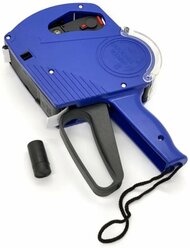 Этикет-пистолет однострочный МХ-5500 EOS для ценников/ 21х12мм на 8 символов (с этикет-лентой и красящим роликом), синий