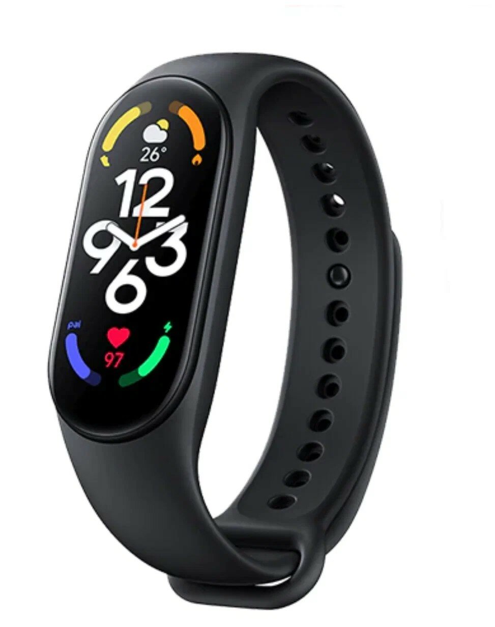 Фитнес-браслет/трекер Xiaomi Mi Band 7 (Black/Черный)