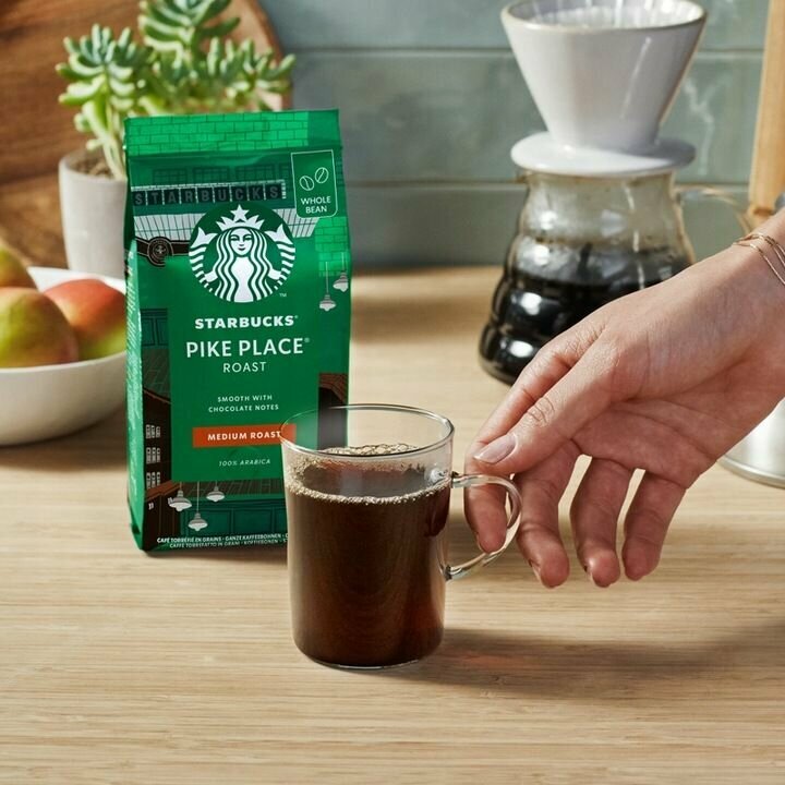 Кофе в зернах Starbucks Pike Place Roast 450г - фотография № 4