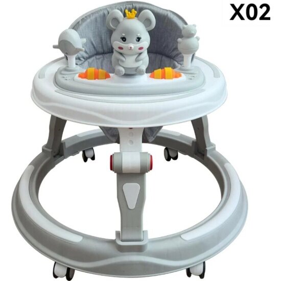 Ходунки Inning Baby X02 Mikki grey