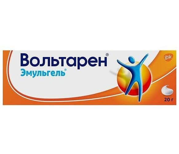 Вольтарен Эмульгель 1%, гель, 20 г