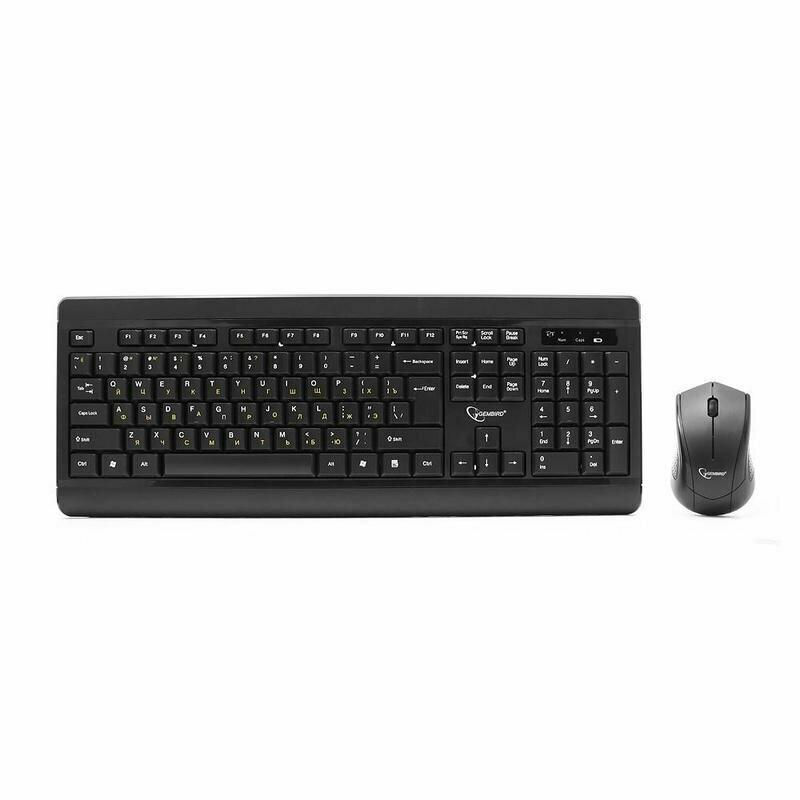 Комплект клавиатура + мышь Gembird KBS-8001 Black USB