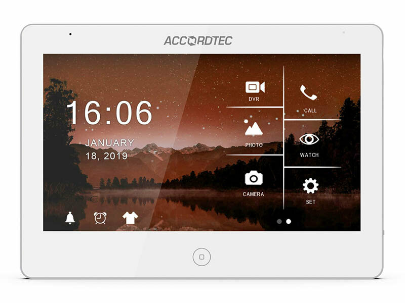 Видеодомофон AccordTec AT-VD A101 C/SD WH