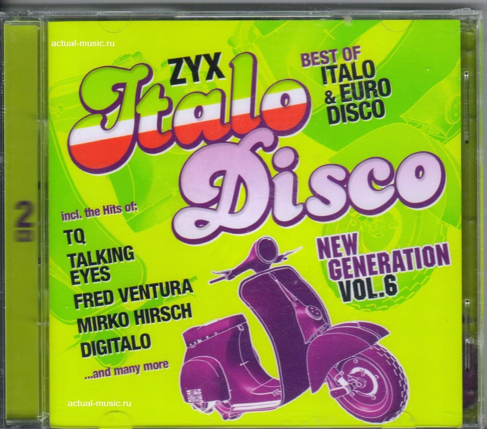 V/A ITALO DISCO NEW GENERATION VOL.6 - 2015 ZYX CD Deu ( Компакт-диск 2шт)