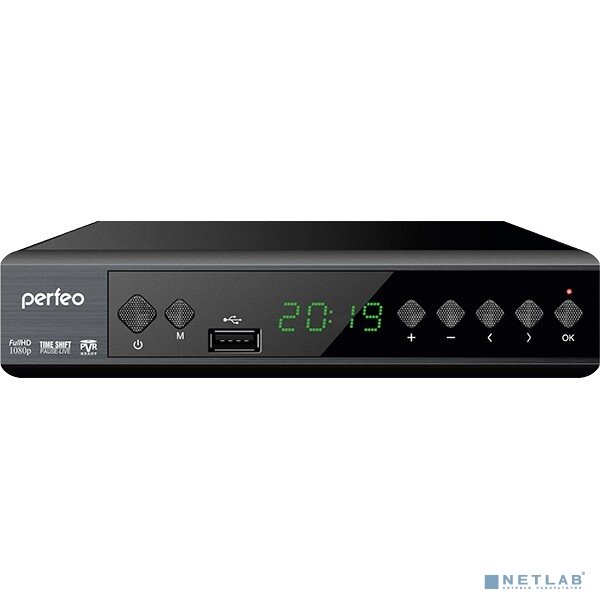 Perfeo Цифровые ТВ приставки Perfeo Perfeo DVB-T2/C приставка "STYLE" для цифр.TV, Wi-Fi, IPTV, HDMI, 2 USB, DolbyDigital, пульт ДУ PF_A4414