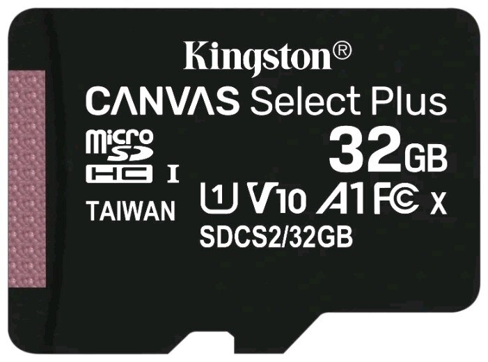 Карта памяти MicroSDHC KINGSTON Canvas Select Plus 32GB (SDCS2/32GBSP)