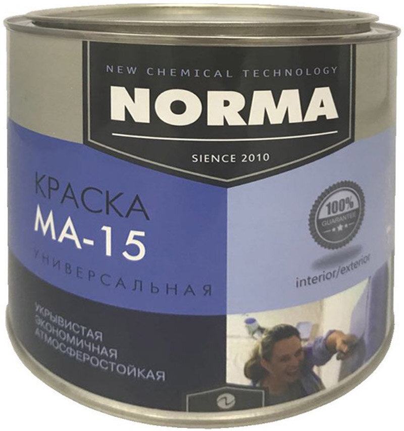 Новоколор краска масляная МА-15 сурик железный (2кг) ГОСТ / новоколор Норма краска масляная МА-15 сурик железный (2кг) ГОСТ
