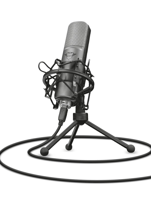 Микрофон TRUST LANCE GXT 242 (паук стойка,защита,USB,поп-фильтр)