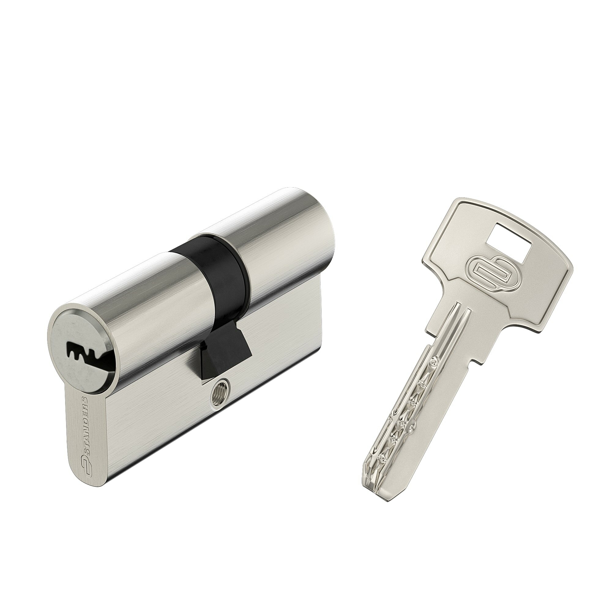 Цилиндр Standers TTAL1-3030CR 30x30 мм ключ/ключ цвет хром