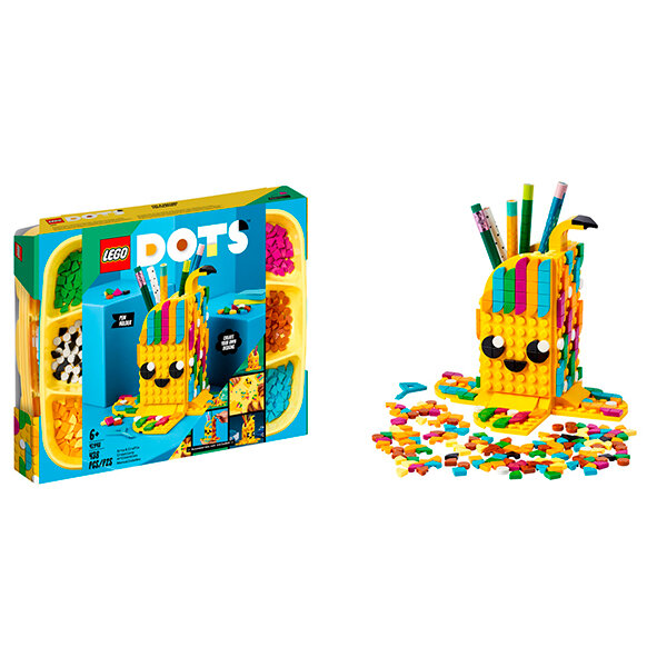 Конструктор LEGO DOTS Подставка для карандашей Милый банан 438 деталей