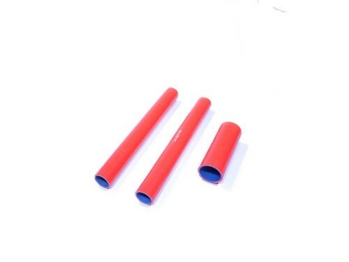 фото ПТП64 Патрубок радиатора супер МАЗ (к-т 3шт) красный силикон 4 слоя (ПТП)