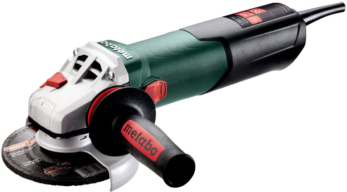 Metabo Углошлифовальная машина Metabo W 13-125 Quick 1350Вт 11000об/мин рез.шпин.:M14 d=125/150мм