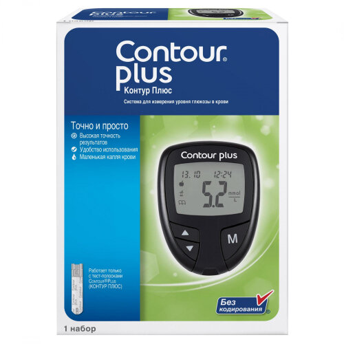 Глюкометр ASCENSIA DIABETES CARE HOLDINGS Contour Plus