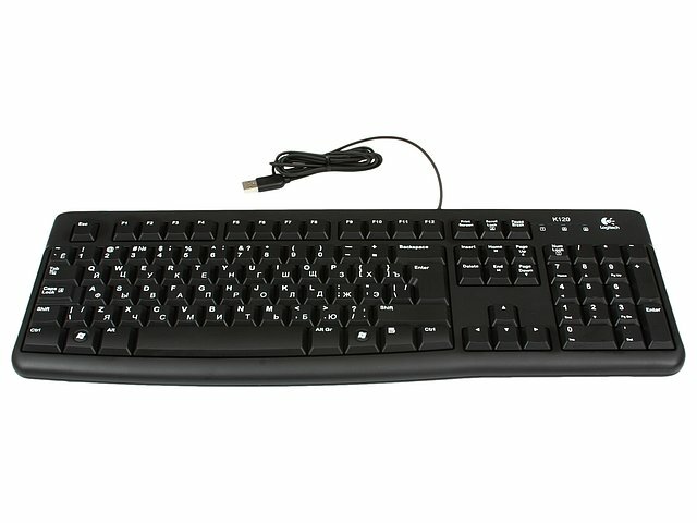 Клавиатура Logitech Клавиатура Logitech K120 Keyboard for Business 920-002522, черный (USB) (oem)