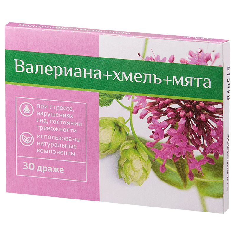 ВалерианаХмельМята др.