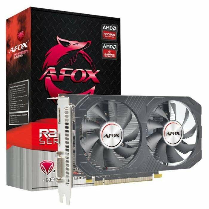 RX550 ATX Dual Fan 4GB GDDR5 128bit DVI HDMI DP (783941)